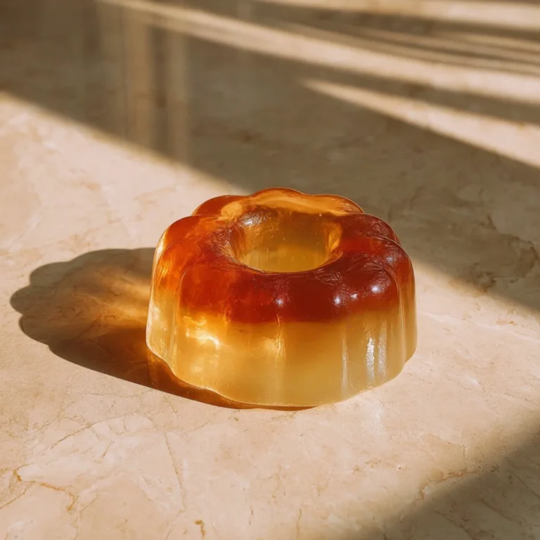 Delicious Burn Peak Jello Dessert - Simple and Colorful Gelatin Dish